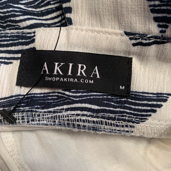 Akira Navy Print Romper - Picture 2 of 3